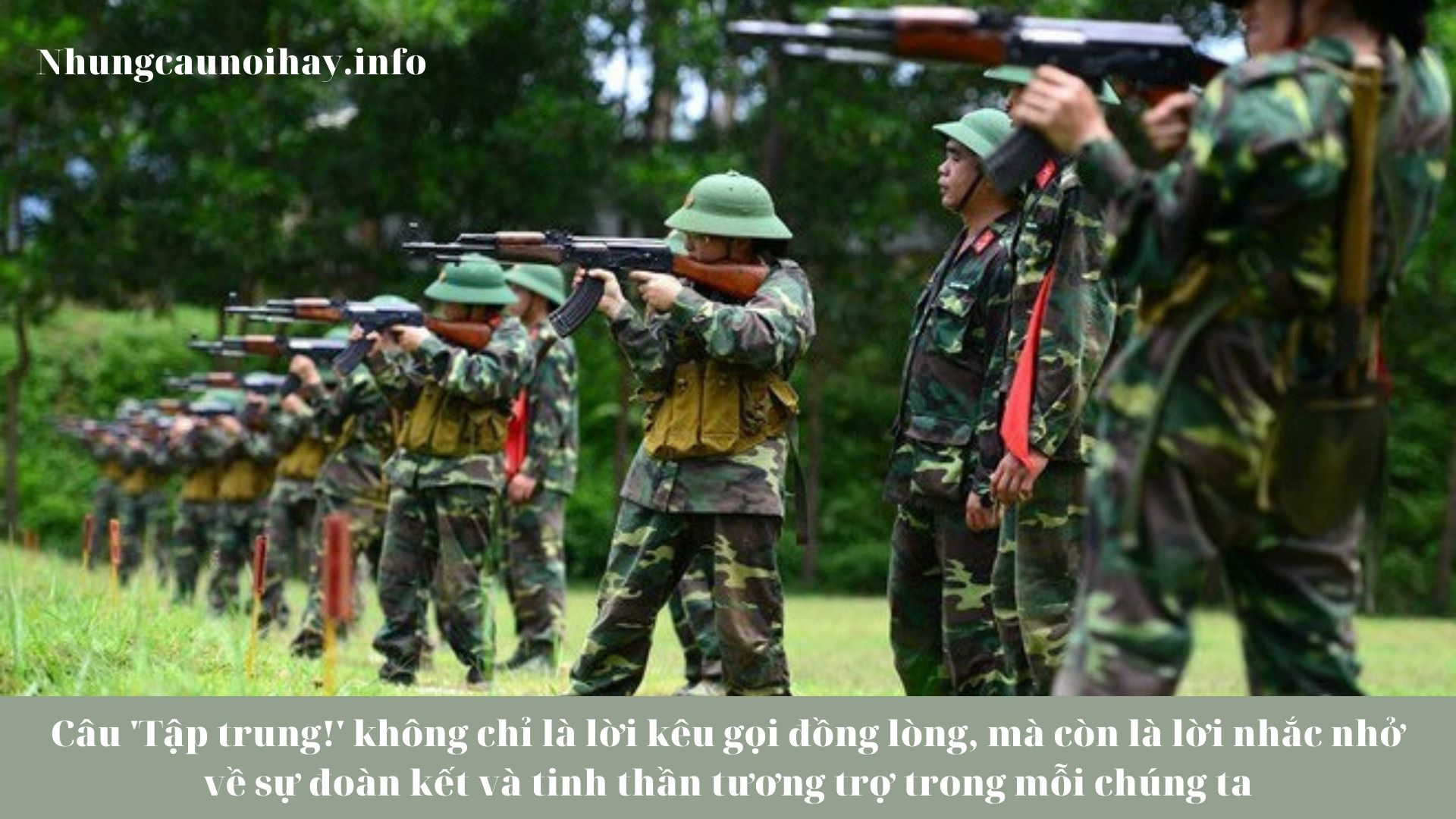 Những câu nói trong quân đội Việt Nam